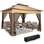 12x12 Pop up Gazebo on Clearance with Mosquito Netting