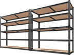 REIBII 2500LBS Garage Shelving 72''H Storage Shelves