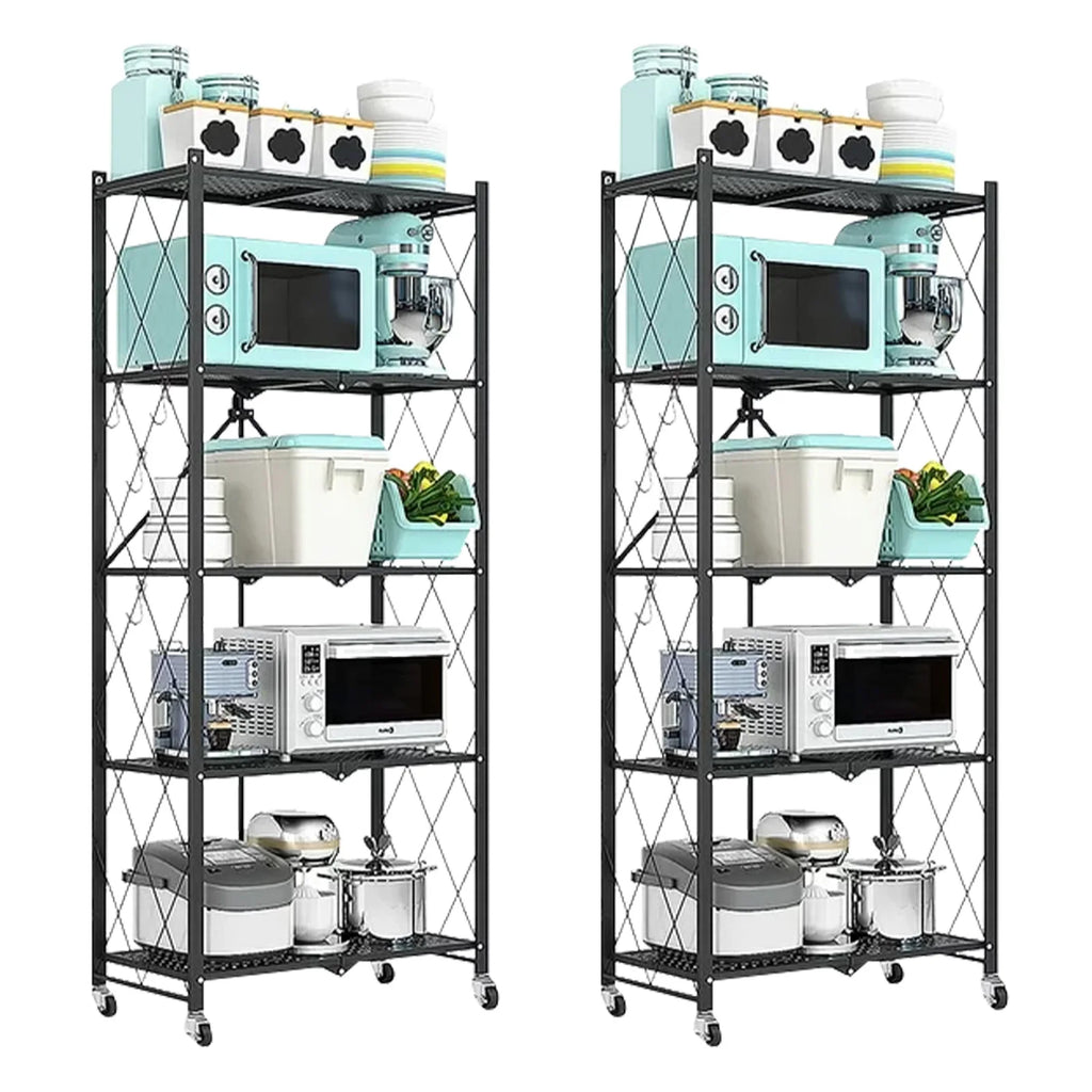 Storage Shelving 5-Tier With Wheel Unit