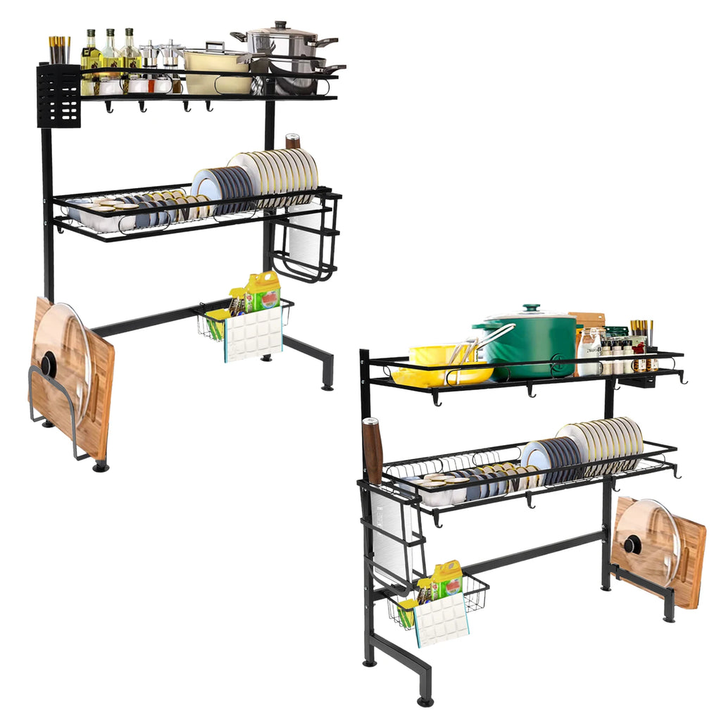 2 Tier Over Sink Dish Drying Rack