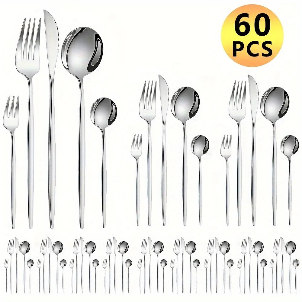 60pcs Stainless Steel
