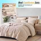 7-piece cut flower design quilt set, soft and comfortable, bedding set, room decoration, suitable for all seasons, ideal gift, q