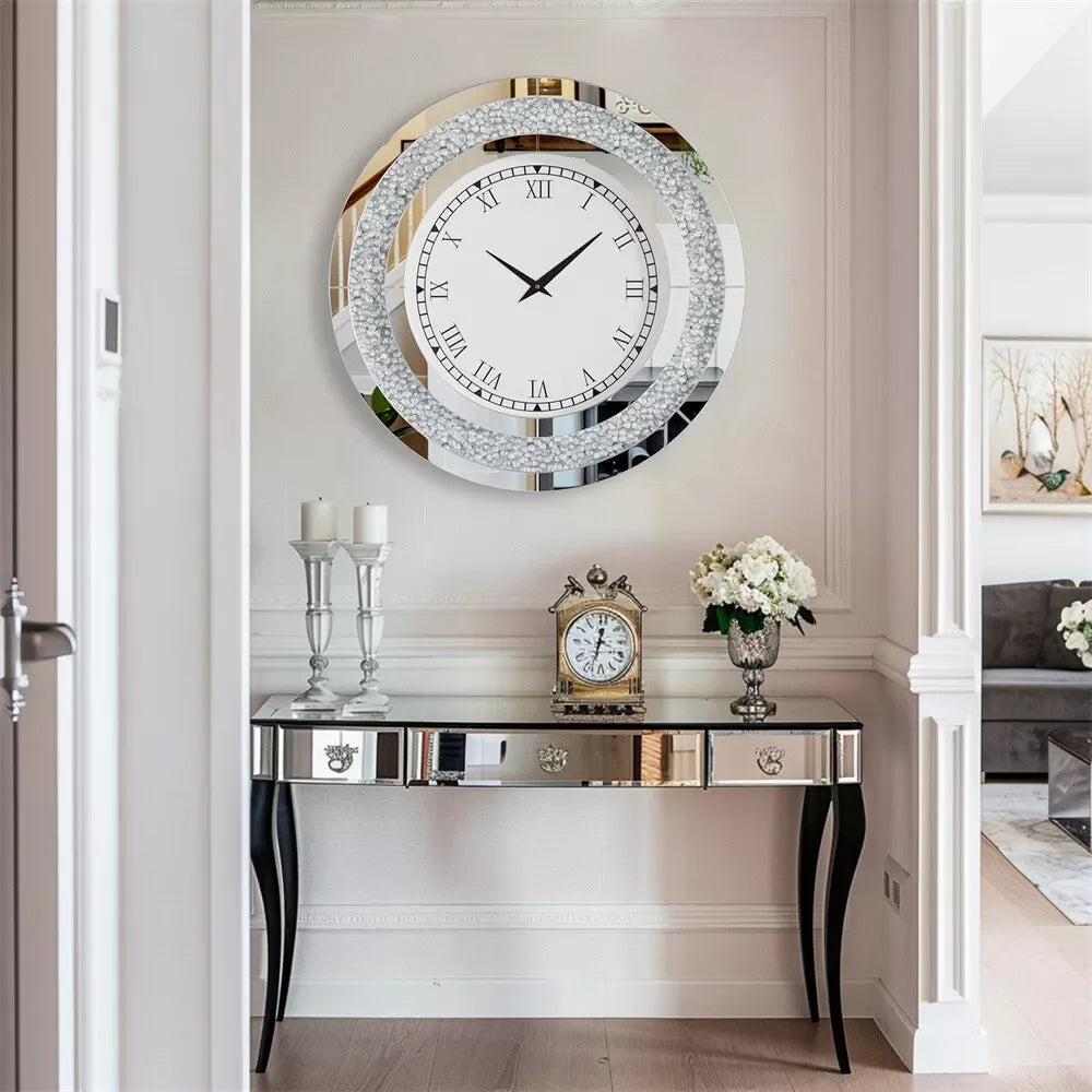 Hall Clock with Roman Numerals