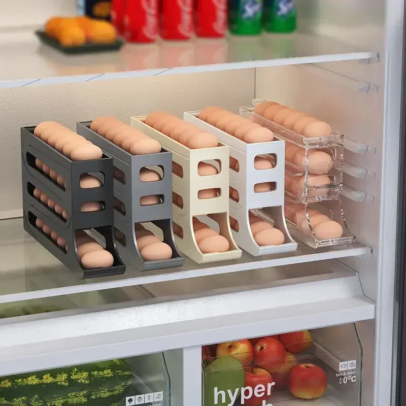Kitchen Refrigerator Egg Dispenser Fridge Organizer