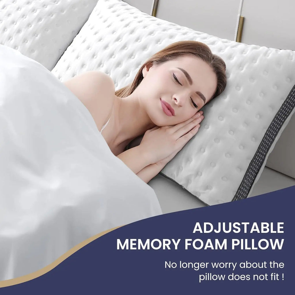 Cooling Gel Memory Foam Bed Pillow, CertiPUR-US Certified