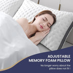 Cooling Gel Memory Foam Bed Pillow, CertiPUR-US Certified