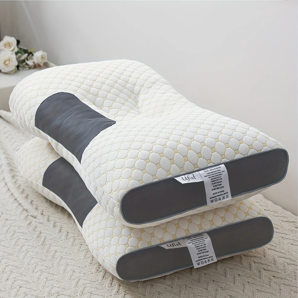 2pcs Soft Knitted Massage Neck Pillow