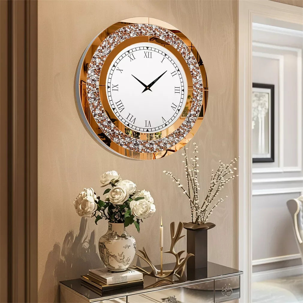 Hall Clock with Roman Numerals