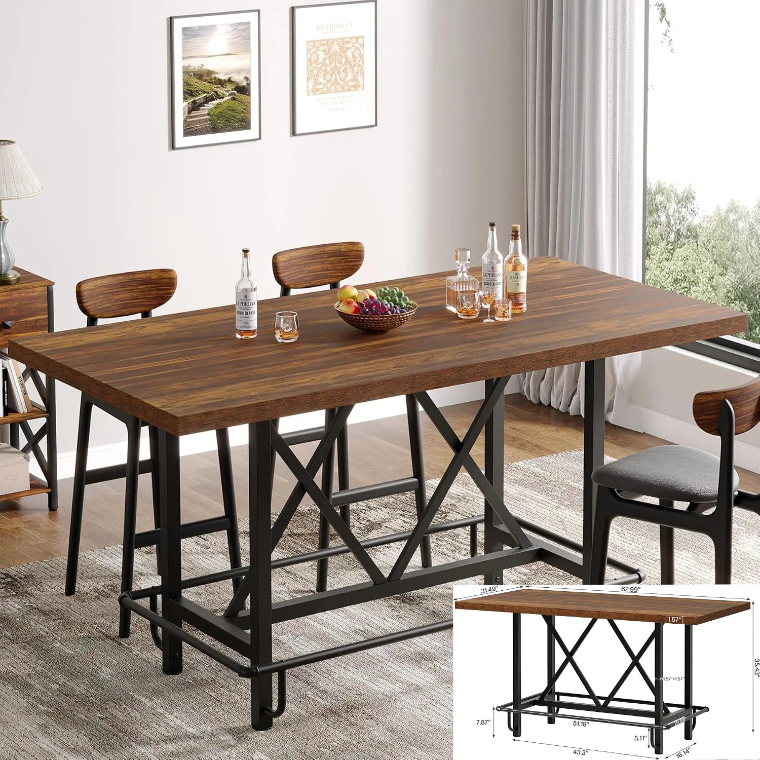 Bar-Style Dining Room Set