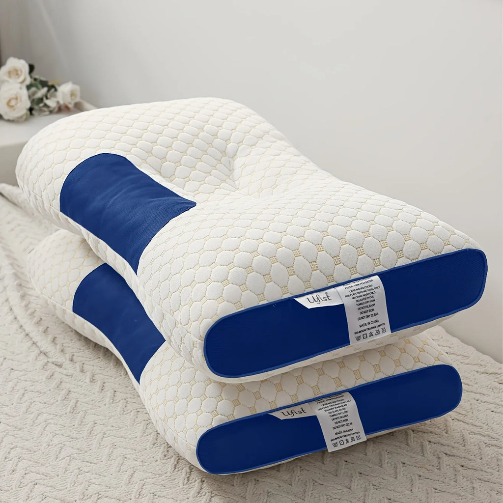 2pcs Soft Knitted Massage Neck Pillow