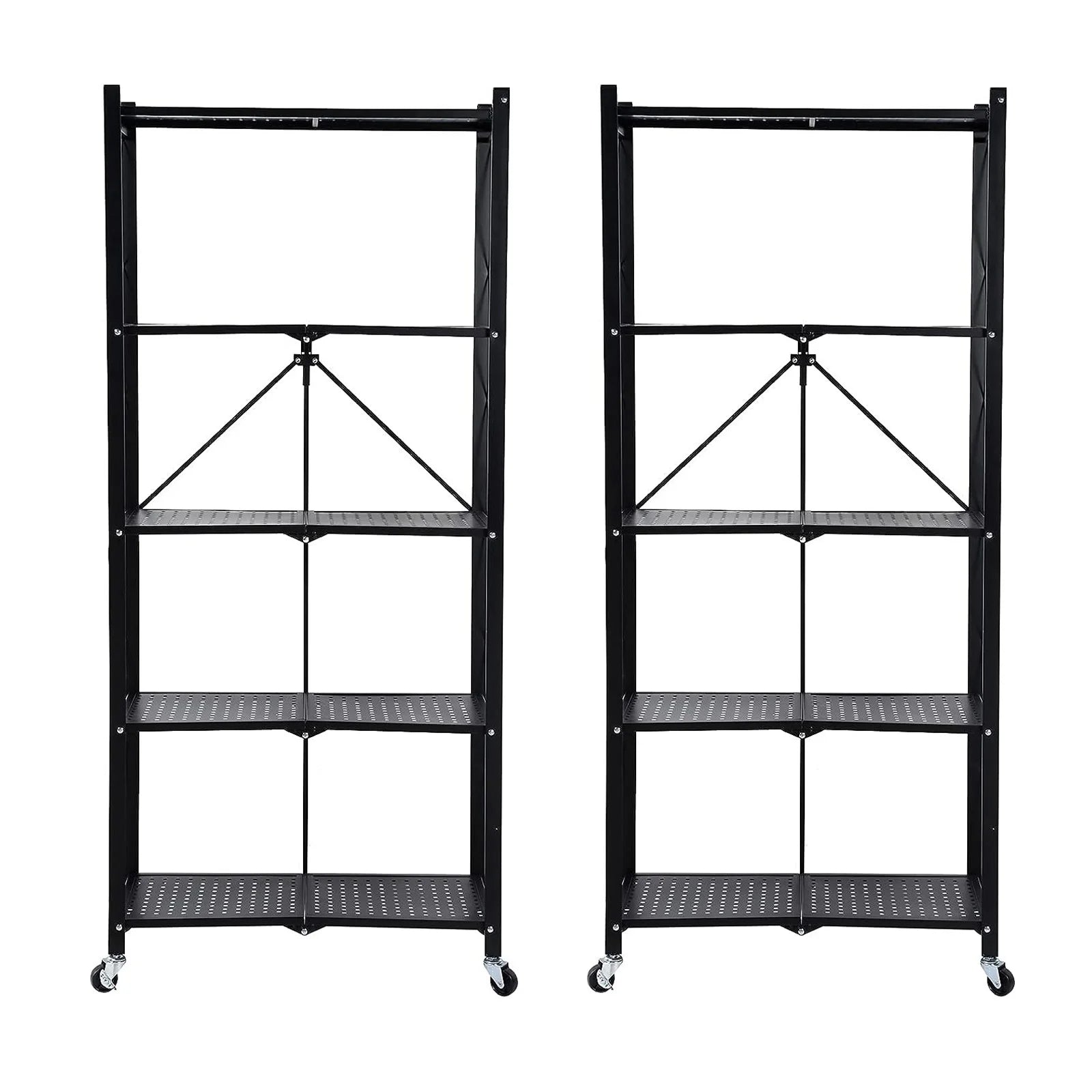Storage Shelving 5-Tier With Wheel Unit