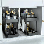 Under-sink storage rack