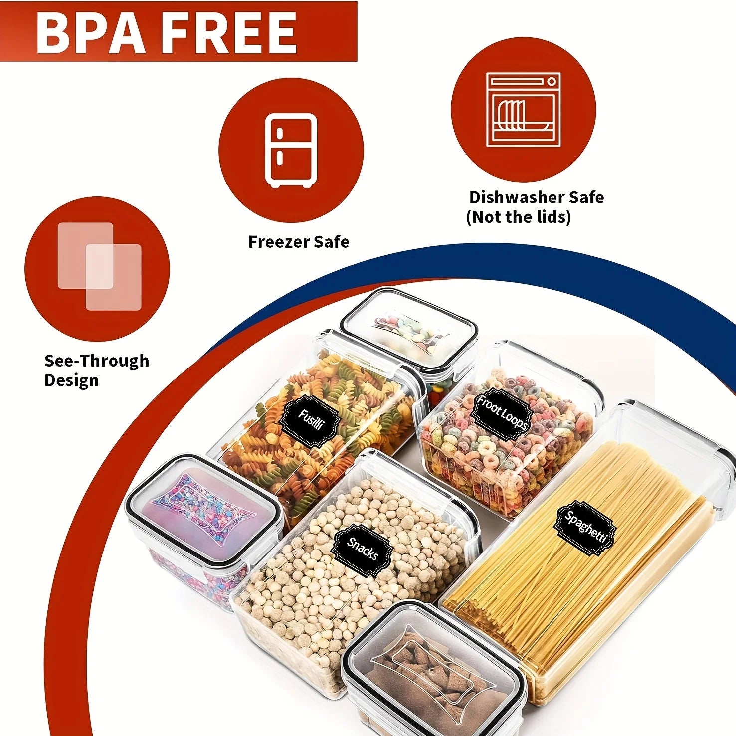 24Piece Airtight Food Storage Containers