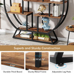 Bookshelf, Round Bookshelves Etagere Bookcase