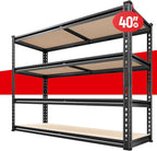 REIBII 2500LBS Garage Shelving 72''H Storage Shelves