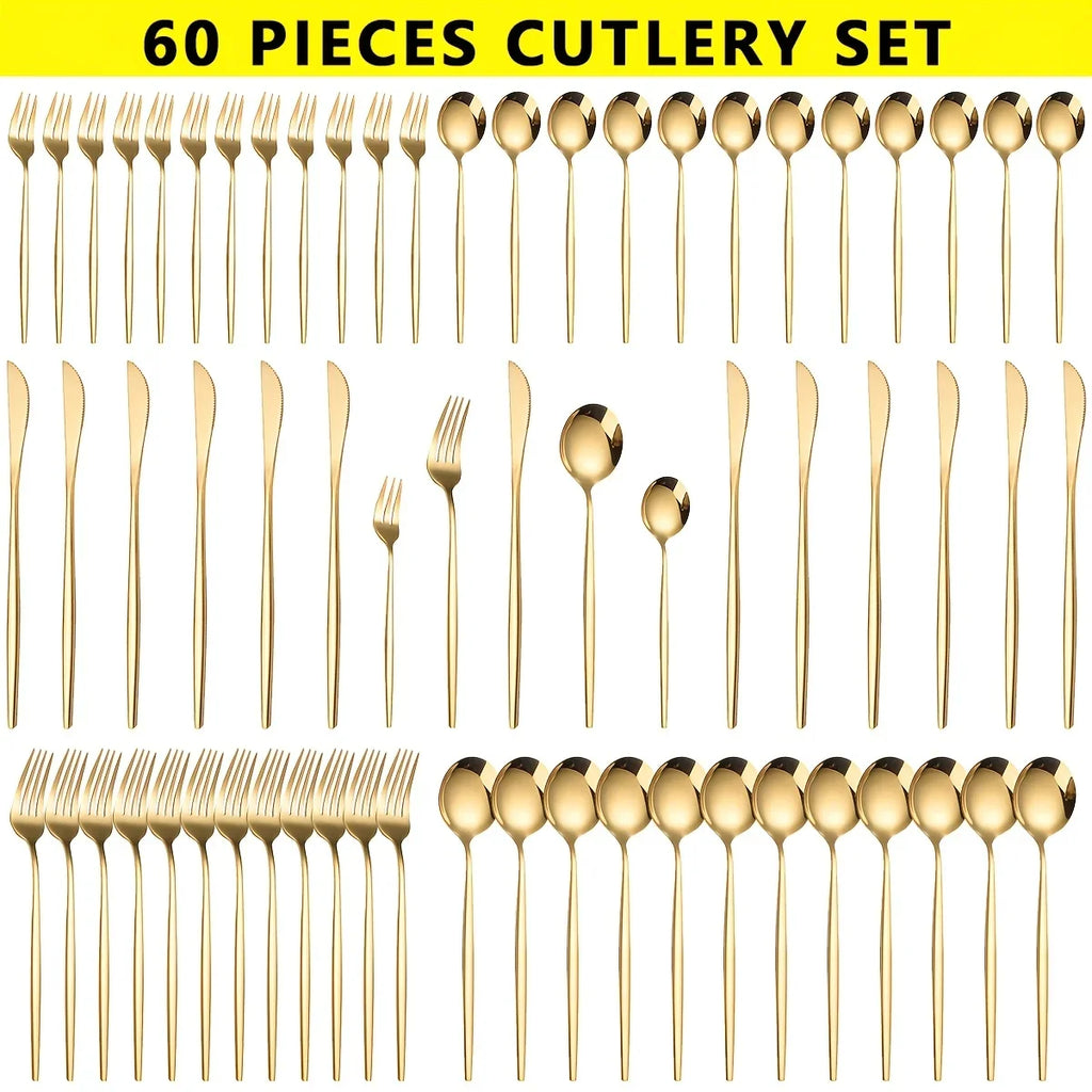 60pcs Stainless Steel