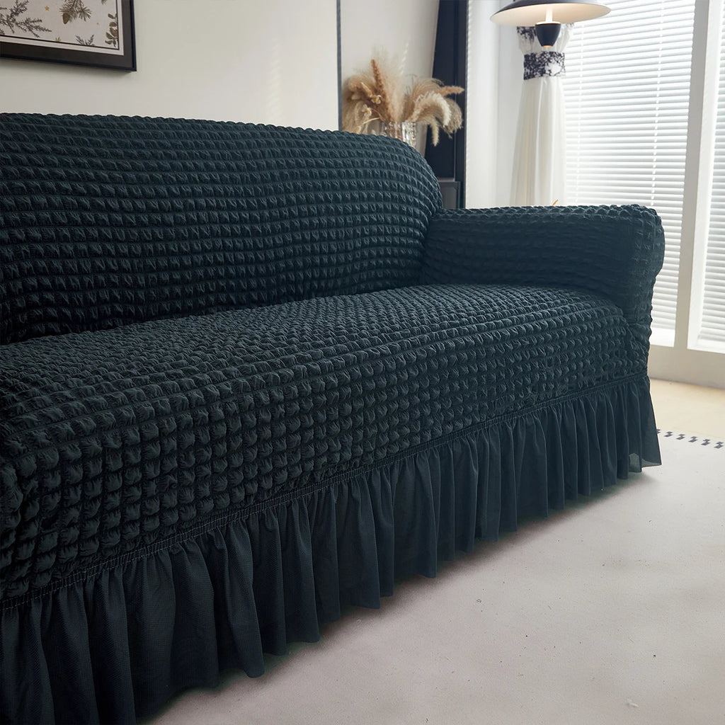 1PC Seersucker Sofa Cover