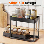 Under-sink storage rack