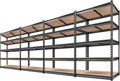 REIBII 2500LBS Garage Shelving 72''H Storage Shelves