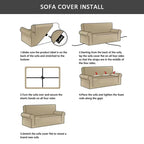 1PC Seersucker Sofa Cover