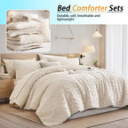 7-piece cut flower design quilt set, soft and comfortable, bedding set, room decoration, suitable for all seasons, ideal gift, q