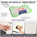 2pcs Soft Knitted Massage Neck Pillow