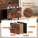 9 Storage Drawer Tall Chest Organizer