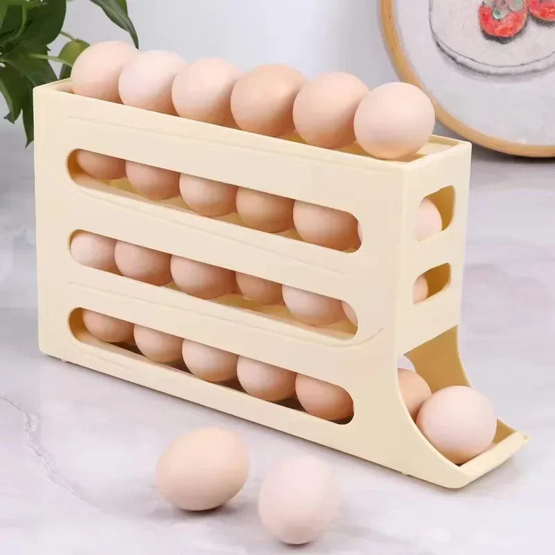 Kitchen Refrigerator Egg Dispenser Fridge Organizer