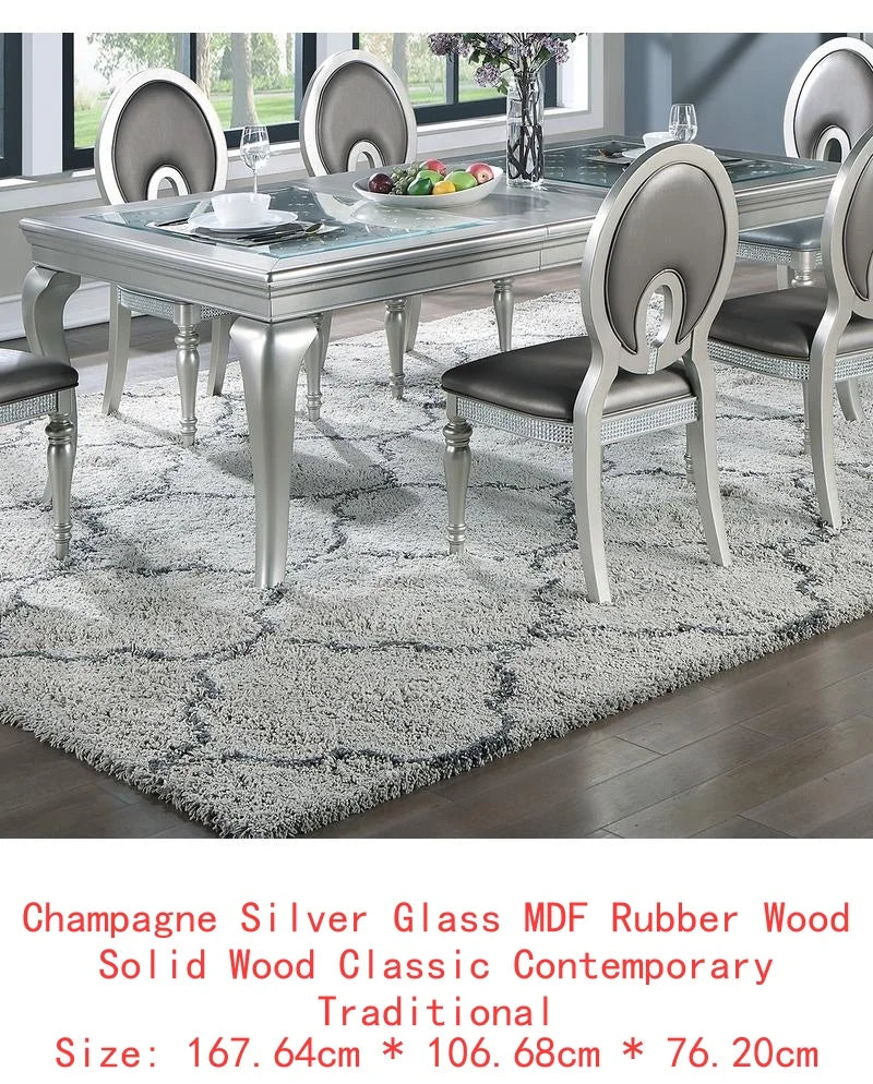 Glass Dining Table and Chairs