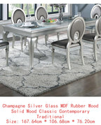 Glass Dining Table and Chairs