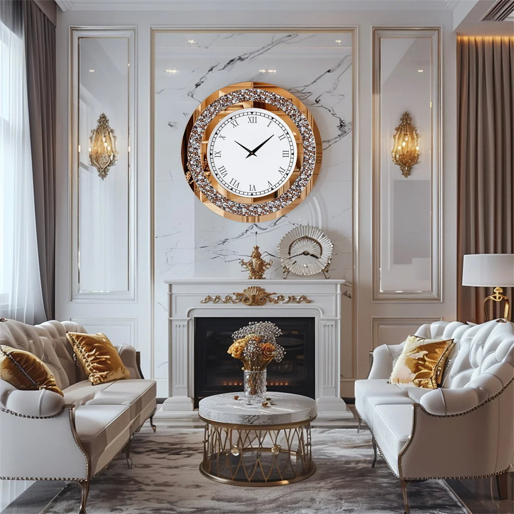 Hall Clock with Roman Numerals