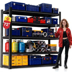 72''H × 40''W Garage Shelving, Metal Shelving
