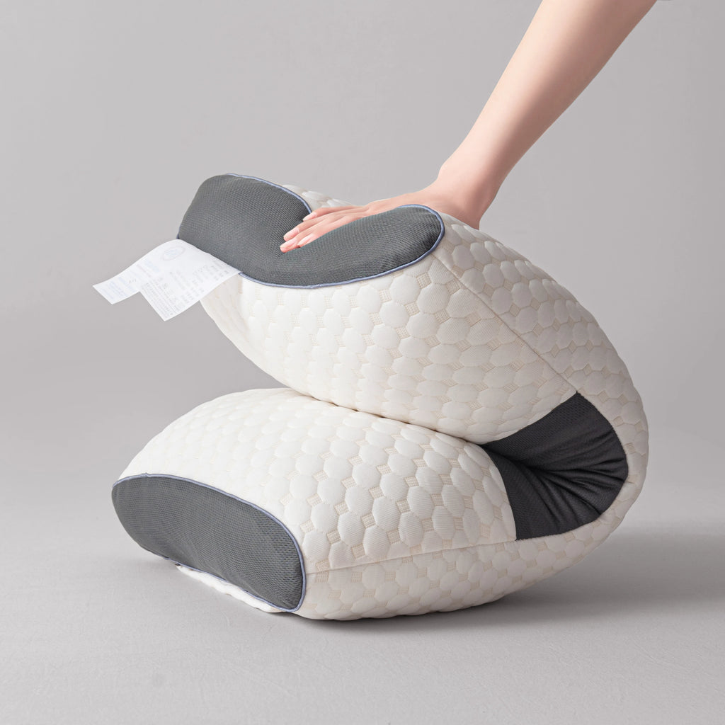 2pcs Soft Knitted Massage Neck Pillow