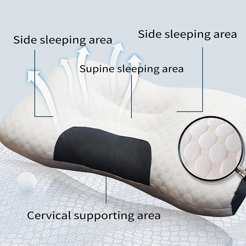 2pcs Soft Knitted Massage Neck Pillow