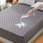 Waterproof Mattress Protector, Noiseless Mattress Pad with Deep Pocket