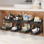 Under-sink storage rack