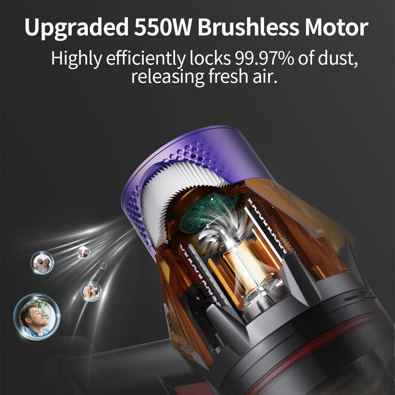 V18 Cordless Vacuum Cleaner 550W
