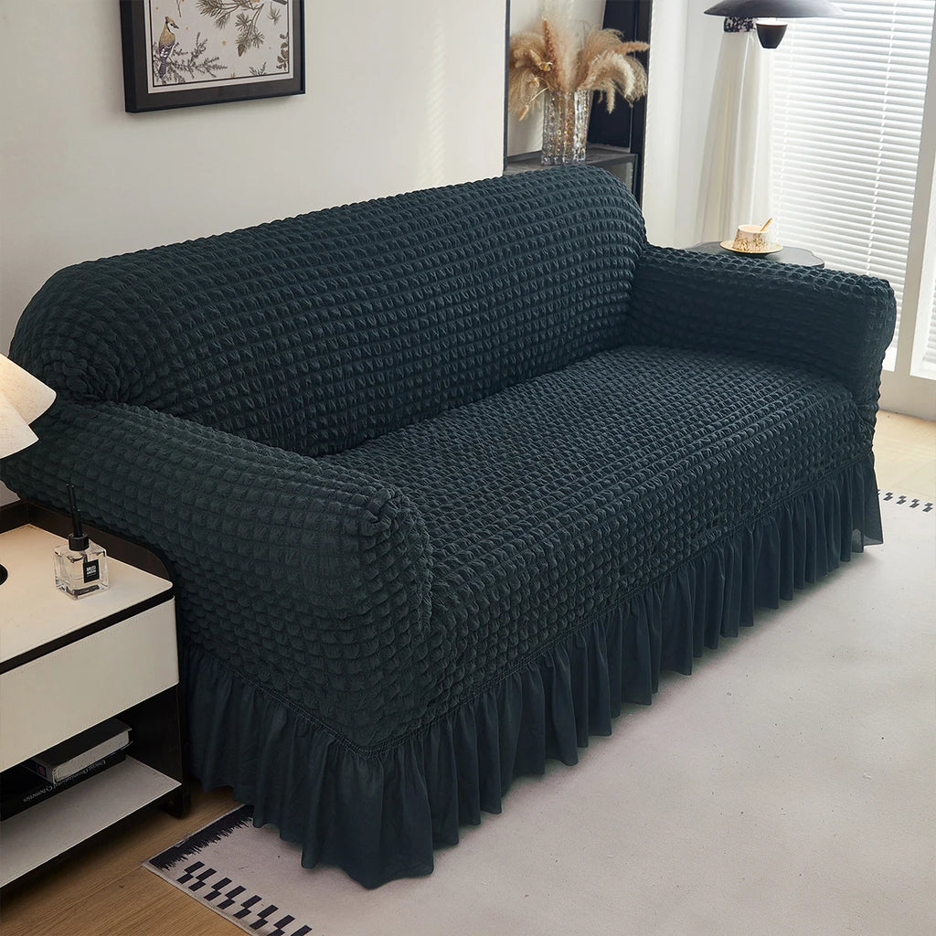 1PC Seersucker Sofa Cover