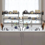 2 Tier Over Sink Dish Drying Rack